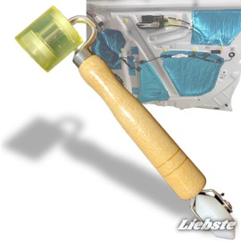 Deadening Roller Double Head Deadening Crimping Roller Rubber Sound Insulation Sheet Wallpaper Cross Soundproof Bearing Car DIY (PU_Flat)