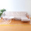 HDBHBH 146"/12ft Heavy Duty Waterproof Sofa Cover, Clear Protector for