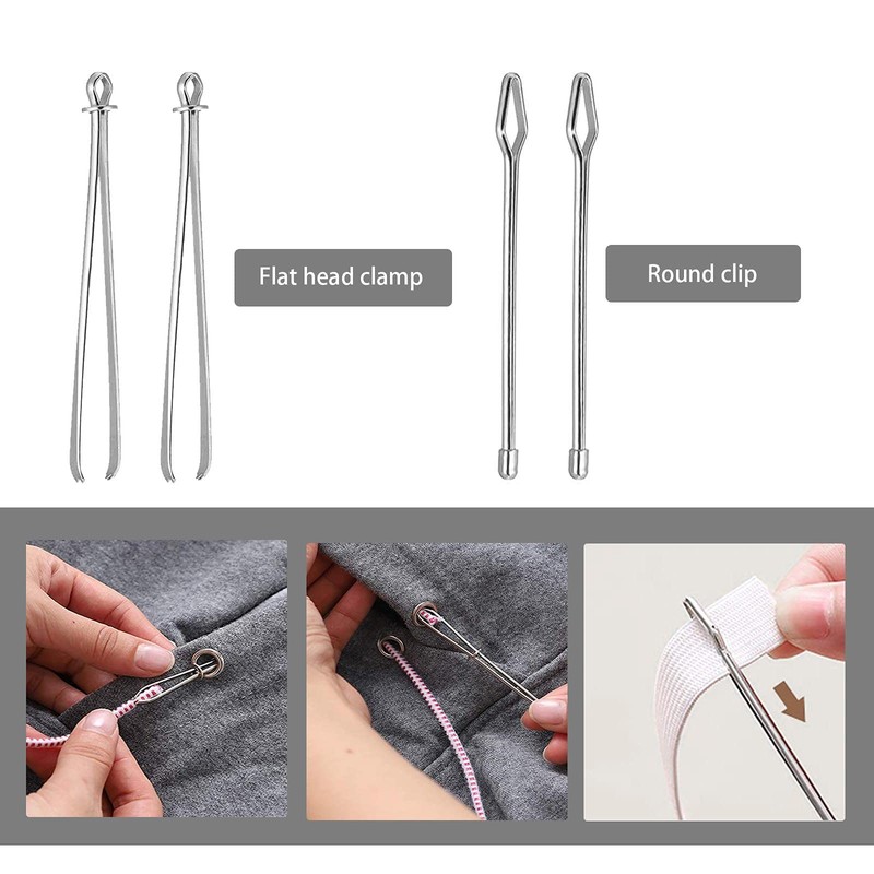 YINETTECH Sewing Loop Kit Sewing Threader Tool Kits Drawstring Threader