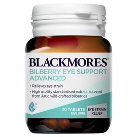 Blackmores Bilberry Eye Support Advanced 30 Tablets (Expiry 09/2026)