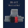 Pokanic IR-40T, IR40T Black and Red Ink Roller Ribbon Cartridge