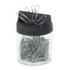 Wedo Round Paper Clip Dispenser with Magnet Filled with 125