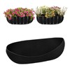 3PCS Planter Basket Liner Felt Fabric Window Box Liner Replacement