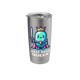 Jelly Bean Queen Funny Easter Basket Candy Filler Quote Stainless Steel Insulated Tumbler