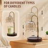GEEZO Fragrance Candle Warmer Lamp with 2 Bulbs Electric Candle