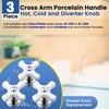 Enhon 3 Pcs Porcelain Handle Set, Compatible with Price Pfister