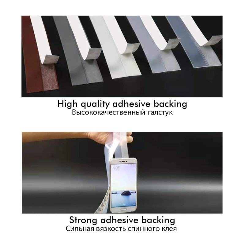 Self-Adhesive Silicone Sealing Strip for Doors and Windows – Flexible,