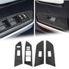 BLAKAYA Compatible with Carbon Fiber Window Lift Switch Control Panel