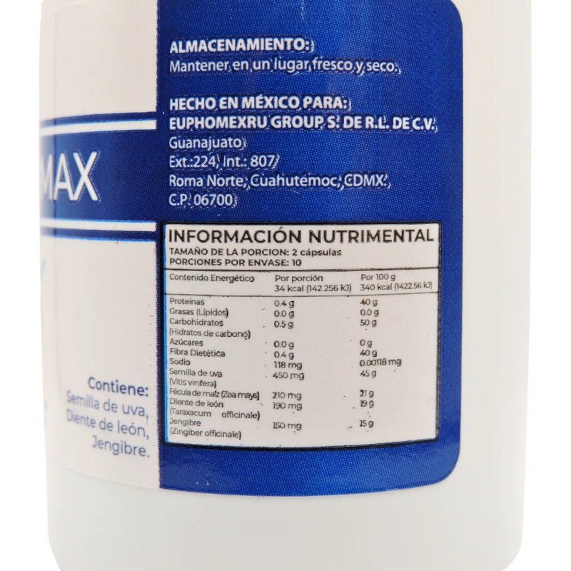 Pro Formax - 20 Capsulas Sin Sabor