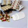 Outanaya 20pcs Empty Plastic Bottles Screw Cap Pill Vitamin Storage