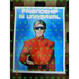 V  Visitor 11" x 14" Propaganda "Friendship is Universal" Collector's Poster