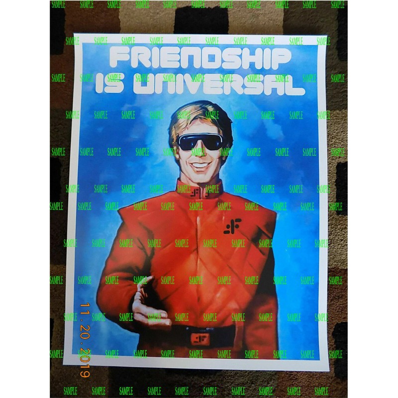 V Visitor 11" x 14" Propaganda "Friendship is Universal" Collector's