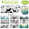 arricraft 10 Sheets Animal Silhouettes UV DTF Cup Wrap, Deer