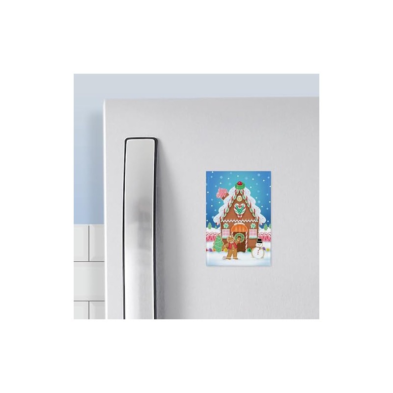 CafePress Gingerbread House Rectangle Magnet, 3"x2" Refrigerator Magnet