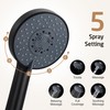 KES Adjustable Shower Head Holder with Slide Bar Combo, Handheld