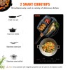 Induction Cooktop 1800W 12'' Electric Touch Screen Ceramic Surface 4