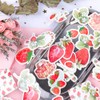 Alideco Flake Stickers, 92 Stickers, Cute, Hand Painted, Strawberry, Reward,