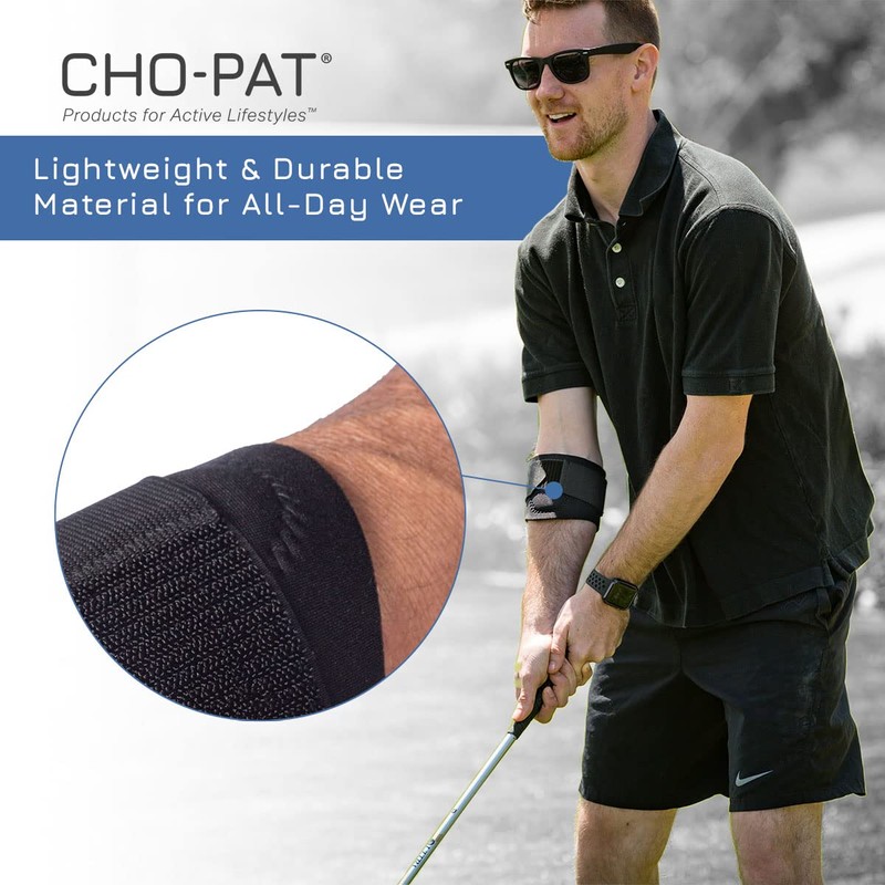 Cho-Pat Medium Black Golfers Elbow Support