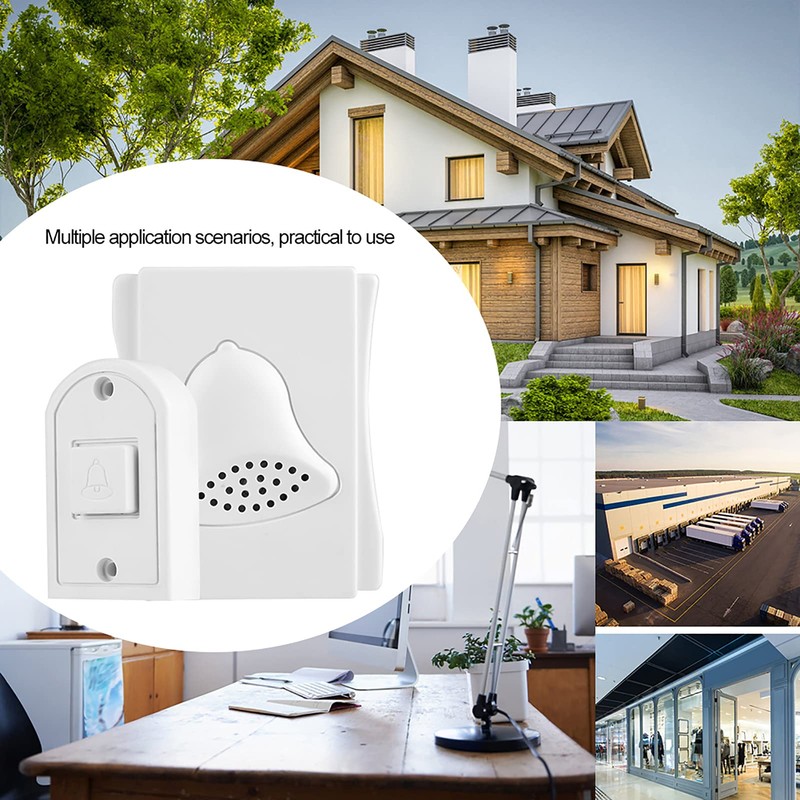DC 12V Doorbell, Wired Doorbell Indoor Ding Dong Doorbell Doorbell