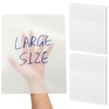 Gueevin 100 Sheets 8.5 x 11 Inch Transparent Sticky Notes,