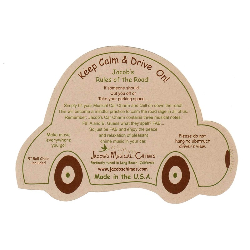 Jacob's Musical Car Charm, Tree of Life, Mini Wind Chime