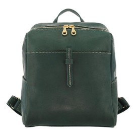 Kisora KIOB-127 Amare Women's Backpack, Cowhide Leather, Made in Japan, navy