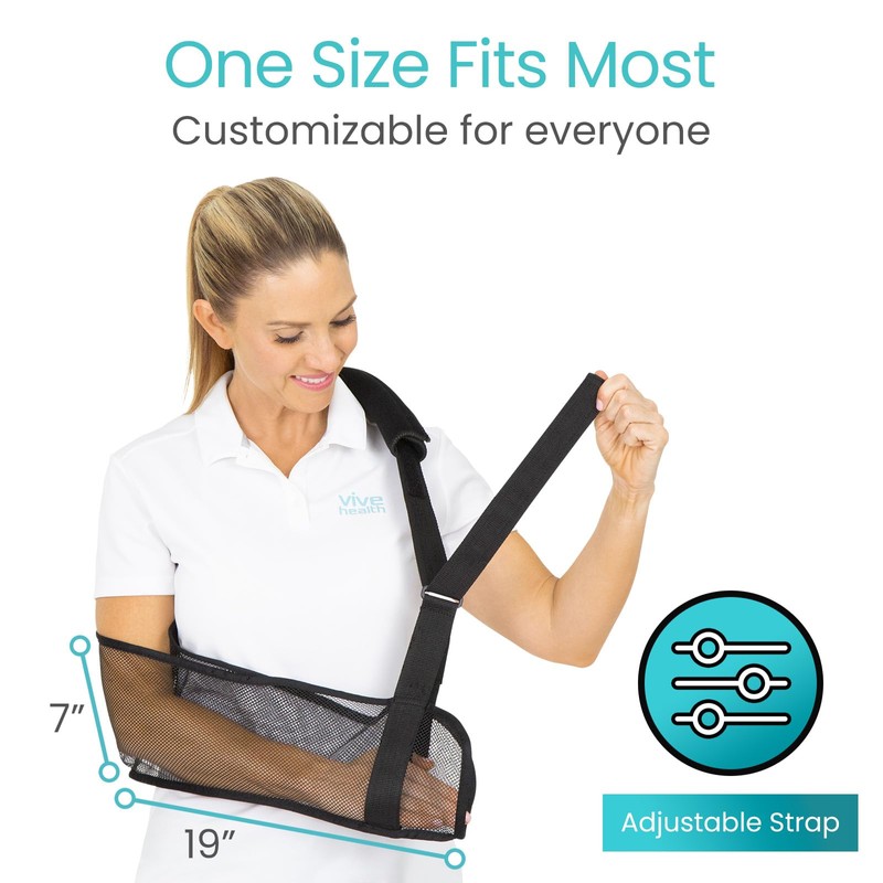 Vive Arm Sling for Shoulder Injury & Surgery Recovery -