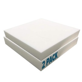Foamma 3" x 24" x 72" High Density Upholstery Foam Cushion,Seat Replacement, Upholstery Sheet, Foam Padding Made in USA, 2 Pack
