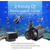 Hygger 24V DC Inline/Submersible Saltwater Aquarium Pump With LCD Display
