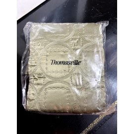 Thomasville New Thomasville King 100% Silk Quilted Sham Grassland Green - Free Shipping!