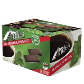 Andes Mint Chocolate Flavored Coffee Cups, 12 Count