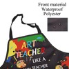 ENSIANTH Art Teacher Apron with Pockets Art Teacher Appreciation Gifts