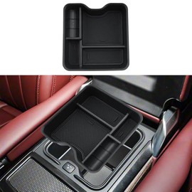 Organizador de Consola Central para Range Rover/Range Rover Sport 2023-2026 - Bandeja Organizadora de Brazo Compatible con Range Rover/Sport 2023-2026 (Con Refrigerador) Accesorios Organizador de