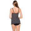 Profile by Gottex Women's Bali Bandeau Tankini Top Black/White 16