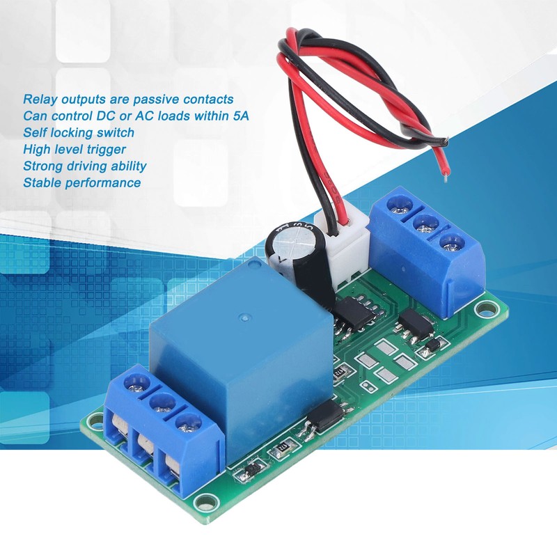 Optocoupler Relay Module PCB Relays Board with Self Locking Switch