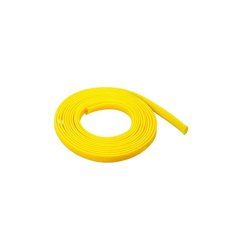 uxcell Expandable Sleeving, 3/8-inch 10ft Cable Sleeve, Yellow