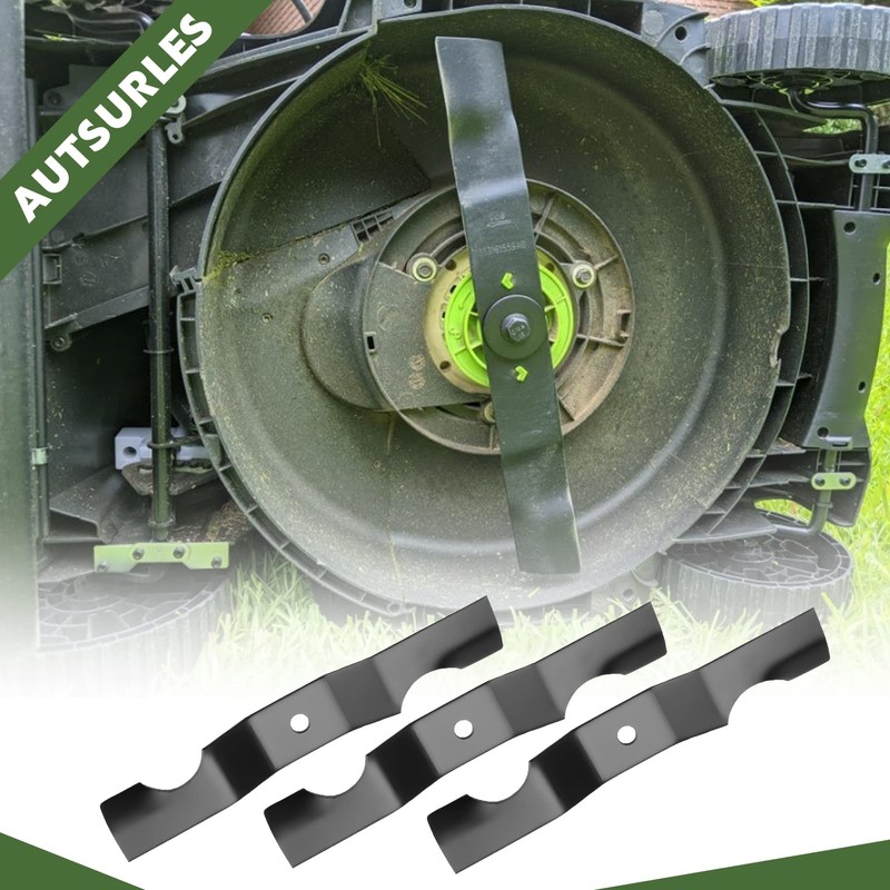 Autsurles Lawn Mower Notched-Lift Blades Set Replace for Ariens Zoom