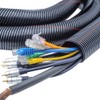 Electriduct 3/8" UV Rated Flame Retardant Wire Loom Black Nylon