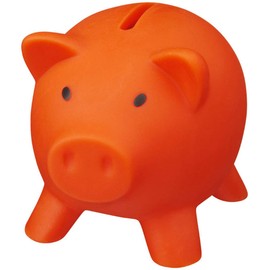 noTrash2003 Piggy Bank Money Box Money Saving Decoration Pig Piggy Miss Verch Colours (Orange)