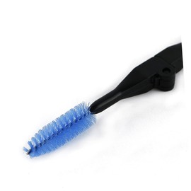 Baluue 3pcs Foldable Eyebrow Comb Double Eyelash Comb Curler Portable Design Yellow Essential Eyebrow Tool for Women and Girls