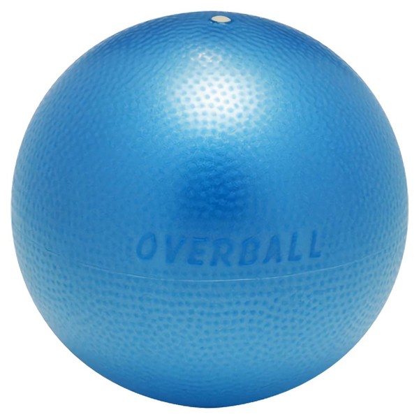 GYMNIC Small Balance Ball, Soft Gymnik, Surface Convex Blue, Blue, Maximum Diameter 9.1 inches (23 cm), Includes Special Booklet