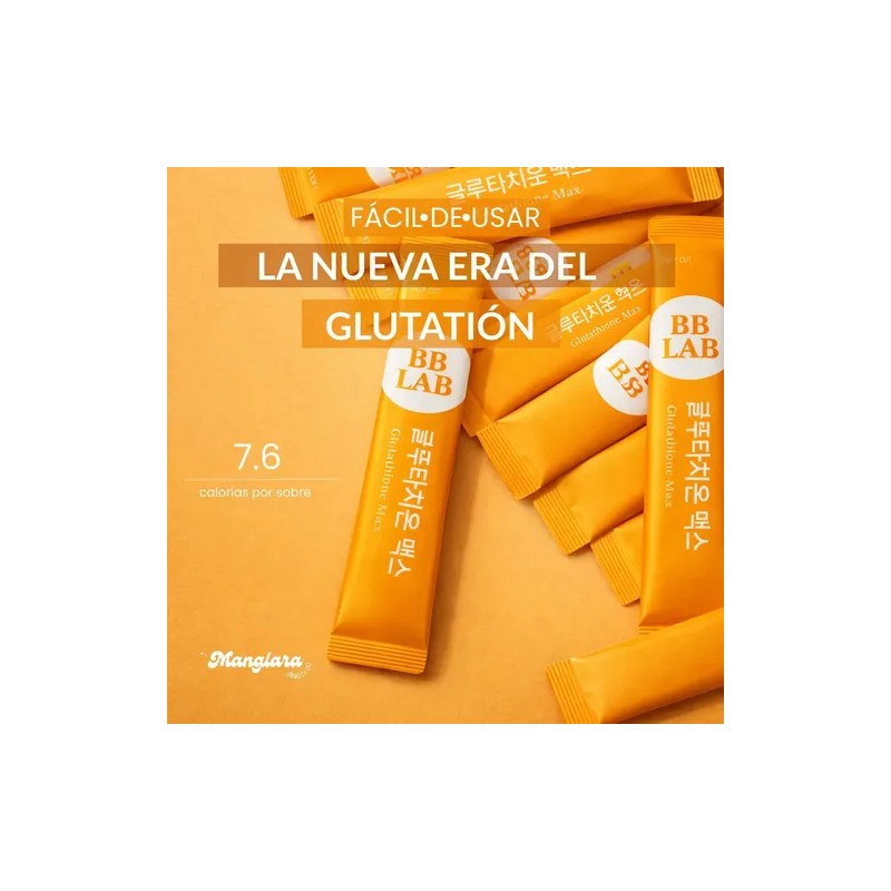 Glutatión BB LAB Glutathione Max en Polvo, con Colágeno Marino