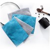 FOMIYES Bamboo Fiber Kitchen Dish Towels 5pcs Set Absorbent Dishcloths