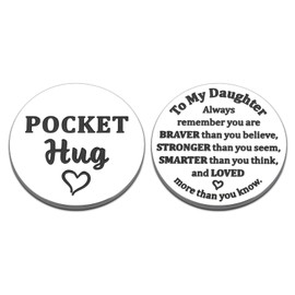 Teen Girl Gifts Trendy Stuff, Christmas Stocking Stuffers for Teen Girls, Daughter Birthday Gifts, Daughter Gifts from Mom Dad, Cute Stuff for Teen Girls, First Daughter Gifts, Pocket Hug Token