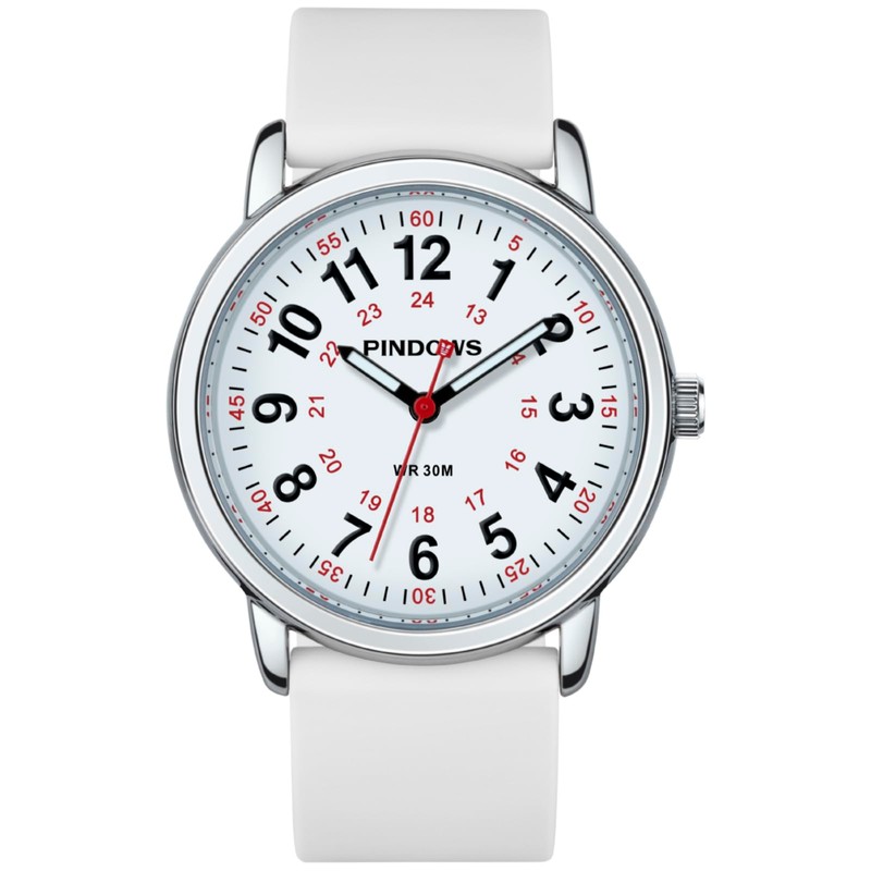 PINDOWS Women Watches, Student Unisex Analog Quartz Women Wrist Watch,
