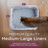 Alfapet Cat Litter box liner Disposable, Elastic Liners- 24-count-For Medium