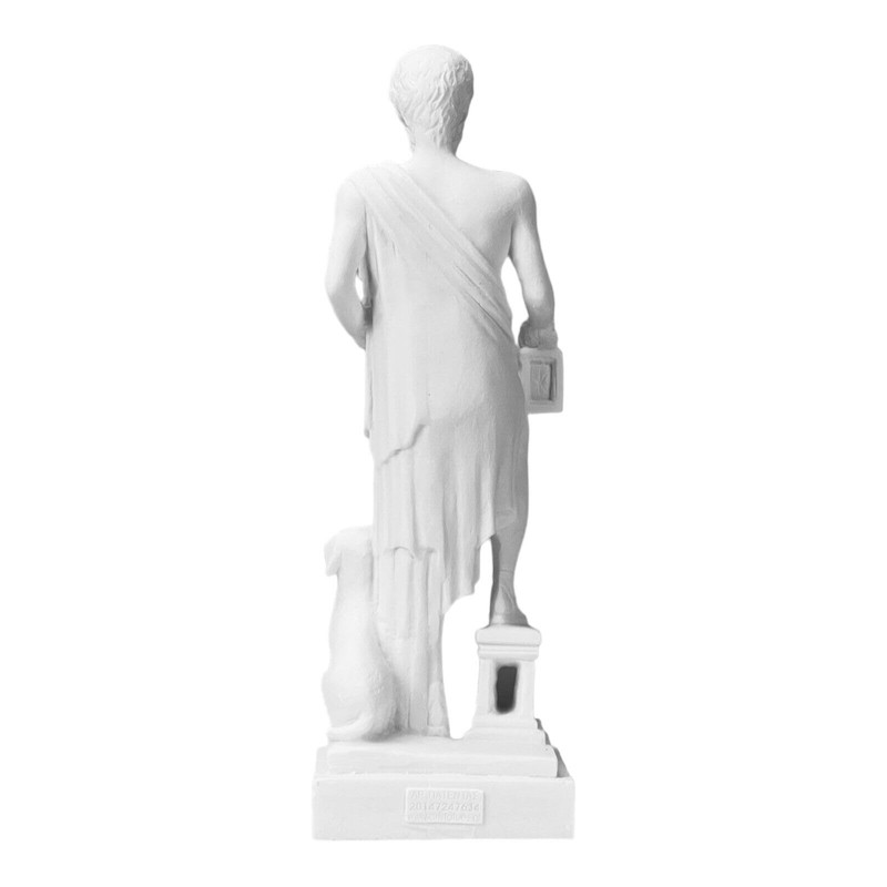 Diogenes The Cynic Ancient Greek Philosopher Statue Sculpture Figure White