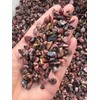 GAF TREASURES Rhodonite Chips C Natural Mini Rhodonite Stones, Crushed