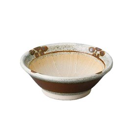 Mino Ware 10005315 Mortar, Commercial Use, Made in Japan, 4.7 x 1.8 inches (12 x 4.5 cm), Plum Crest 4.0 Pestle