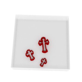 Custom Cutters Cross Shape Cutters | Mini/Tiny Plastic Cutter for Baking, Fondant, Clay, Pastry, Icing, Jewellery (1.5/2/3CM)